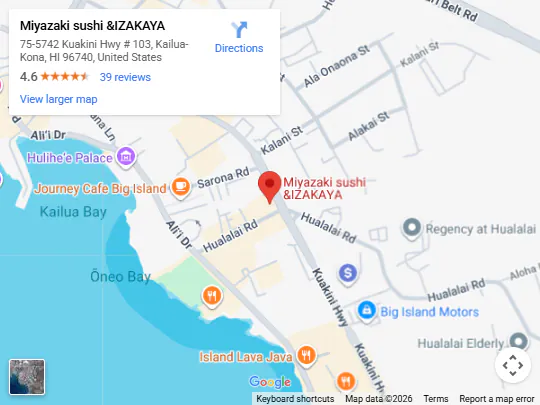 Location, 75-5742 Kuakini Hwy # 103, Kailua-Kona, HI 96740, United States 5-5742 Kuakini Hwy # 103, Kailua-Kona, HI 96740, United States